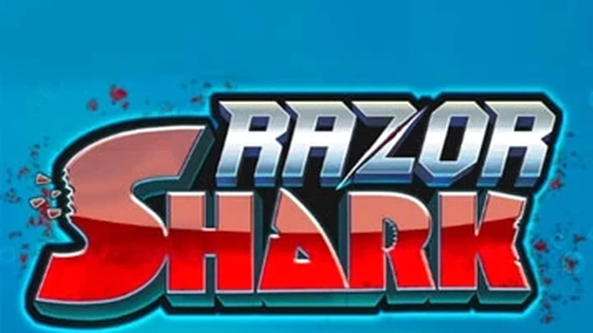 Visual vibrante e subaquático do slot Razor Shark com tubarões e tesouros